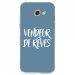 TPU0A52017VENDREVEBLEU - Coque souple pour Samsung Galaxy A5-2017 SM-A520F avec impression Motifs vendeur de rêves bleu