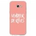 TPU0A52017VENDREVEROSE - Coque souple pour Samsung Galaxy A5-2017 SM-A520F avec impression Motifs vendeur de rêves rose