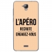 TPU0ALTICES40APEROBEIGE - Coque souple pour Altice S40 avec impression Motifs l'apéro recrute beige