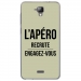 TPU0ALTICES40APEROVERT - Coque souple pour Altice S40 avec impression Motifs l'apéro recrute vert