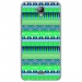 TPU0ALTICES40AZTEQUEBLEUVER - Coque souple pour Altice S40 avec impression Motifs aztèque bleu et vert