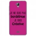 TPU0ALTICES40BORDELIQUEFUSHIA - Coque souple pour Altice S40 avec impression Motifs Je ne suis pas bordélique fushia