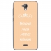 TPU0ALTICES40BOUDERBEIGE - Coque souple pour Altice S40 avec impression Motifs Bouder pour mieux Régner beige
