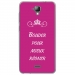 TPU0ALTICES40BOUDERFUSHIA - Coque souple pour Altice S40 avec impression Motifs Bouder pour mieux Régner fushia