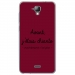 TPU0ALTICES40CHIANTEBORDEAU - Coque souple pour Altice S40 avec impression Motifs Avant, j'étais chiante bordeau