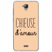 TPU0ALTICES40CHIEUSEBEIGE - Coque souple pour Altice S40 avec impression Motifs Chieuse d'Amour beige