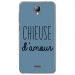 TPU0ALTICES40CHIEUSEBLEU - Coque souple pour Altice S40 avec impression Motifs Chieuse d'Amour bleu
