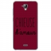 TPU0ALTICES40CHIEUSEBORDEAU - Coque souple pour Altice S40 avec impression Motifs Chieuse d'Amour bordeau