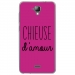 TPU0ALTICES40CHIEUSEFUSHIA - Coque souple pour Altice S40 avec impression Motifs Chieuse d'Amour fushia