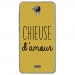 TPU0ALTICES40CHIEUSEOR - Coque souple pour Altice S40 avec impression Motifs Chieuse d'Amour or