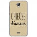 TPU0ALTICES40CHIEUSETAUPE - Coque souple pour Altice S40 avec impression Motifs Chieuse d'Amour taupe