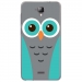 TPU0ALTICES40CHOUETTE1 - Coque souple pour Altice S40 avec impression Motifs chouette bleue et grise