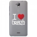 TPU0ALTICES40COEURBREIZH - Coque souple pour Altice S40 avec impression Motifs coeur rouge I Love Breizh