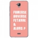 TPU0ALTICES40FUMEUSEROSE - Coque souple pour Altice S40 avec impression Motifs fumeuse et alors rose