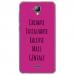 TPU0ALTICES40GENIALEFUSHIA - Coque souple pour Altice S40 avec impression Motifs Chiante mais Géniale fushia