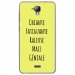 TPU0ALTICES40GENIALEJAUNE - Coque souple pour Altice S40 avec impression Motifs Chiante mais Géniale jaune