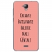 TPU0ALTICES40GENIALEROSE - Coque souple pour Altice S40 avec impression Motifs Chiante mais Géniale rose
