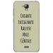 TPU0ALTICES40GENIALEVERT - Coque souple pour Altice S40 avec impression Motifs Chiante mais Géniale vert