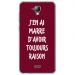 TPU0ALTICES40RAISONBORDEAU - Coque souple pour Altice S40 avec impression Motifs marre d'avoir raison bordeau