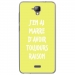 TPU0ALTICES40RAISONJAUNE - Coque souple pour Altice S40 avec impression Motifs marre d'avoir raison jaune