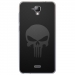 TPU0ALTICES40SKULLCARBONE - Coque souple pour Altice S40 avec impression Motifs tête de mort sur fond carbone