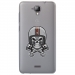 TPU0ALTICES40SKULLCASQUE - Coque souple pour Altice S40 avec impression Motifs tête de mort avec un casque de moto