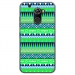 TPU0ALTICES70AZTEQUEBLEUVER - Coque souple pour Altice S70 avec impression Motifs aztèque bleu et vert