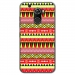 TPU0ALTICES70AZTEQUEJAUROU - Coque souple pour Altice S70 avec impression Motifs aztèque jaune et rouge