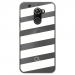 TPU0ALTICES70BANDESBLANCHES - Coque souple pour Altice S70 avec impression Motifs bandes blanches