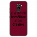 TPU0ALTICES70BORDELIQUEBORDEA - Coque souple pour Altice S70 avec impression Motifs Je ne suis pas bordélique bordeau