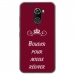TPU0ALTICES70BOUDERBORDEAU - Coque souple pour Altice S70 avec impression Motifs Bouder pour mieux Régner bordeau