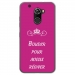 TPU0ALTICES70BOUDERFUSHIA - Coque souple pour Altice S70 avec impression Motifs Bouder pour mieux Régner fushia