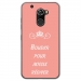 TPU0ALTICES70BOUDERROSE - Coque souple pour Altice S70 avec impression Motifs Bouder pour mieux Régner rose