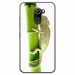TPU0ALTICES70CAMELEON - Coque souple pour Altice S70 avec impression Motifs caméleon sur un bamboo
