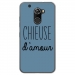 TPU0ALTICES70CHIEUSEBLEU - Coque souple pour Altice S70 avec impression Motifs Chieuse d'Amour bleu