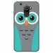 TPU0ALTICES70CHOUETTE1 - Coque souple pour Altice S70 avec impression Motifs chouette bleue et grise
