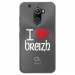 TPU0ALTICES70COEURBREIZH - Coque souple pour Altice S70 avec impression Motifs coeur rouge I Love Breizh