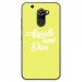 TPU0ALTICES70DIEUJAUNE - Coque souple pour Altice S70 avec impression Motifs Appelle moi Dieu jaune