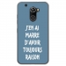 TPU0ALTICES70RAISONBLEU - Coque souple pour Altice S70 avec impression Motifs marre d'avoir raison bleu