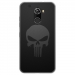 TPU0ALTICES70SKULLCARBONE - Coque souple pour Altice S70 avec impression Motifs tête de mort sur fond carbone