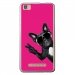 TPU0HAWEELH1CHIENVFUSHIA - Coque souple pour Haweel H1 avec impression Motifs chien à lunettes sur fond fushia