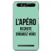 TPU0JUST5APEROTURQUOISE - Coque souple pour Konrow Just5 avec impression Motifs l'apéro recrute turquoise
