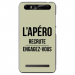TPU0JUST5APEROVERT - Coque souple pour Konrow Just5 avec impression Motifs l'apéro recrute vert