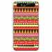 TPU0JUST5AZTEQUEJAUROU - Coque souple pour Konrow Just5 avec impression Motifs aztèque jaune et rouge