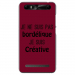TPU0JUST5BORDELIQUEBORDEA - Coque souple pour Konrow Just5 avec impression Motifs Je ne suis pas bordélique bordeau