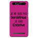 TPU0JUST5BORDELIQUEFUSHIA - Coque souple pour Konrow Just5 avec impression Motifs Je ne suis pas bordélique fushia