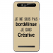 TPU0JUST5BORDELIQUETAUPE - Coque souple pour Konrow Just5 avec impression Motifs Je ne suis pas bordélique taupe