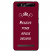 TPU0JUST5BOUDERBORDEAU - Coque souple pour Konrow Just5 avec impression Motifs Bouder pour mieux Régner bordeau