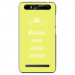 TPU0JUST5BOUDERJAUNE - Coque souple pour Konrow Just5 avec impression Motifs Bouder pour mieux Régner jaune
