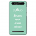 TPU0JUST5BOUDERTURQUOISE - Coque souple pour Konrow Just5 avec impression Motifs Bouder pour mieux Régner turquoise